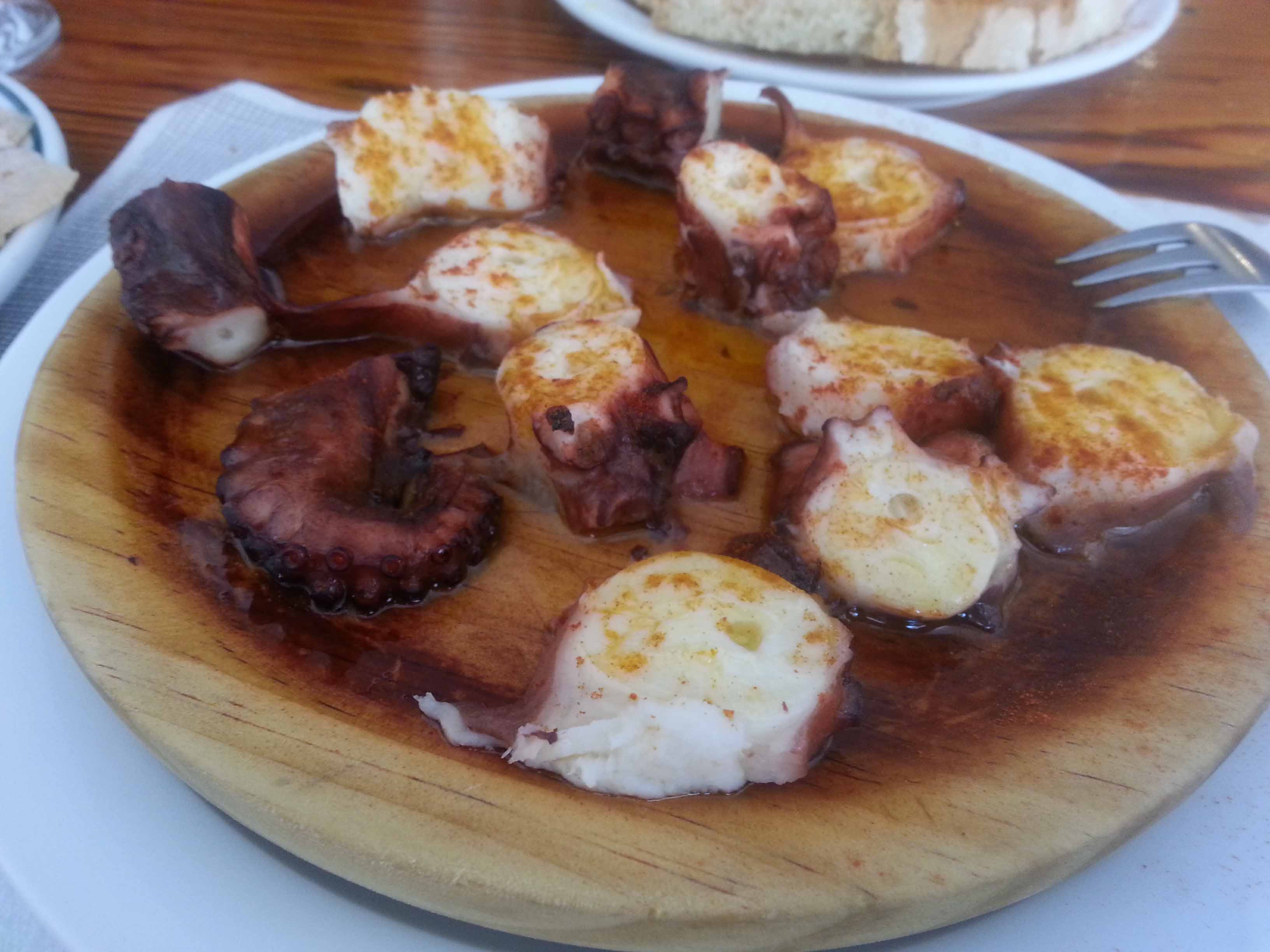 Pulpo a la gallega de El Candil en Lorca